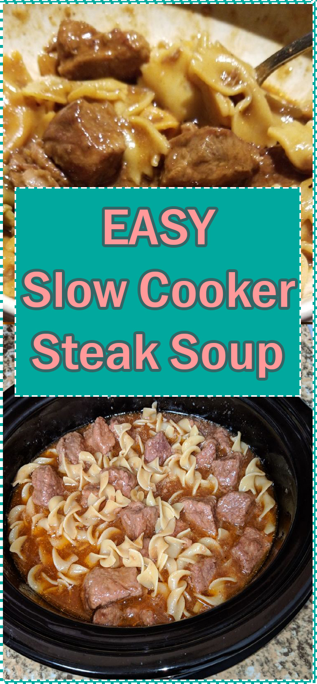 Slow Cooker Steak Soup